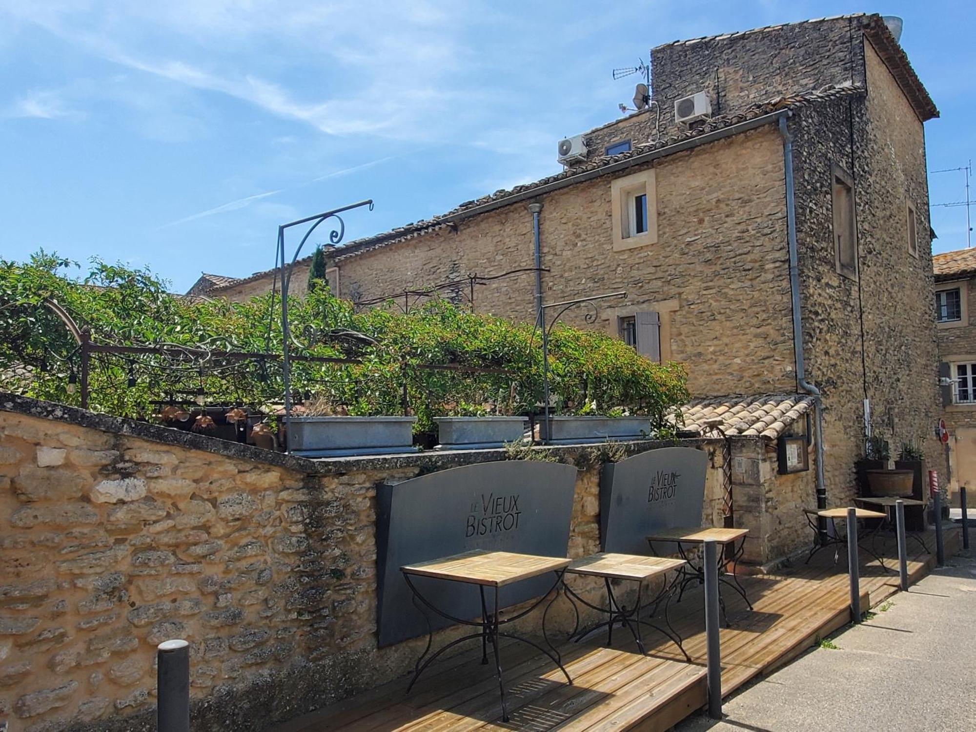 Chambres Du Vieux Bistrot Cabrières-dʼAvignon Екстериор снимка