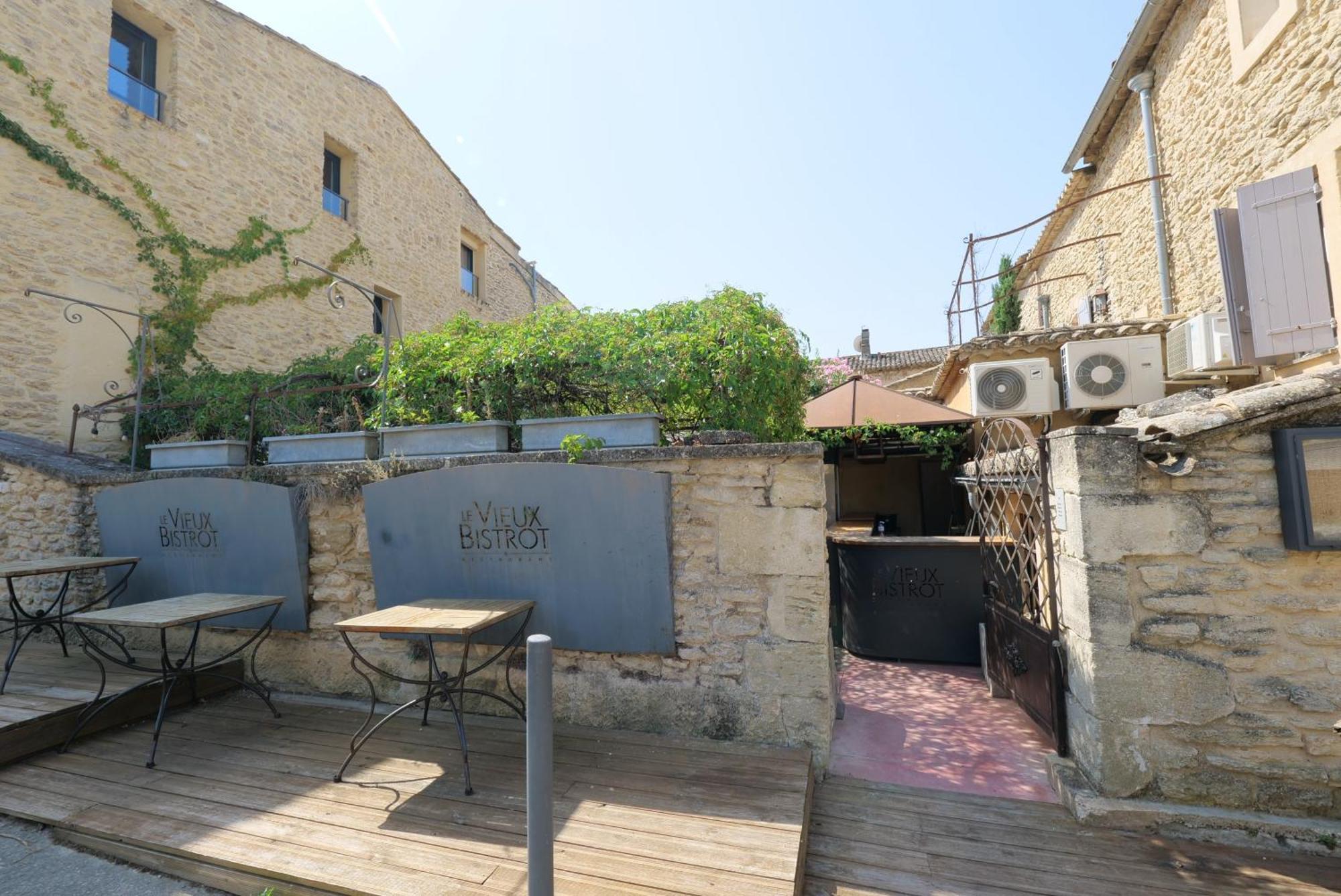 Chambres Du Vieux Bistrot Cabrières-dʼAvignon Екстериор снимка
