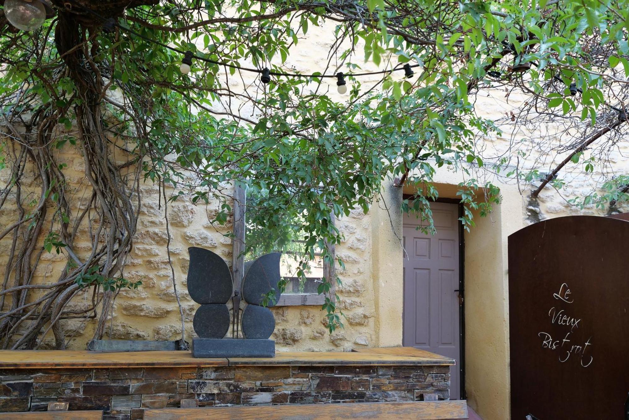 Chambres Du Vieux Bistrot Cabrières-dʼAvignon Екстериор снимка